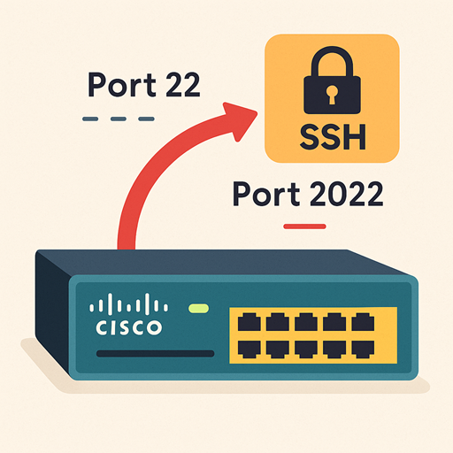 تغییر پورت ssh